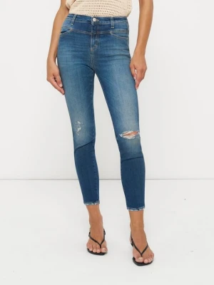 Jeansy Skinny Fit Closed granatowy