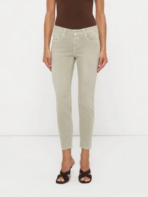 Jeansy Skinny Fit Closed szary