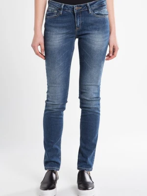 Jeansy Skinny Fit Cross Jeans niebieski