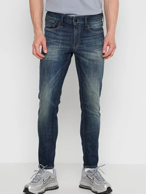 Jeansy Skinny Fit Denham granatowy