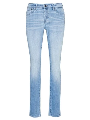 Jeansy Skinny Fit Denham niebieski