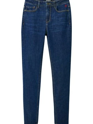 Jeansy Skinny Fit Desigual niebieski