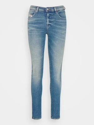 Jeansy Skinny Fit Diesel niebieski denim