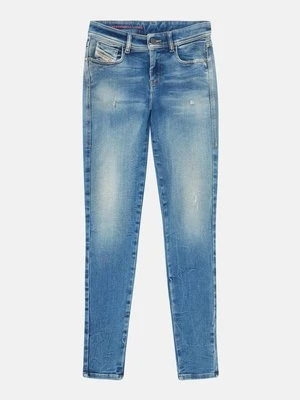 Jeansy Skinny Fit Diesel jasnoniebieski