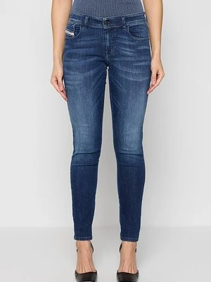 Jeansy Skinny Fit Diesel niebieski denim