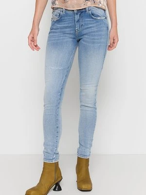 Jeansy Skinny Fit Diesel niebieski