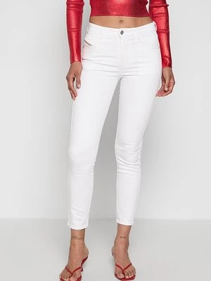 Jeansy Skinny Fit Diesel biały