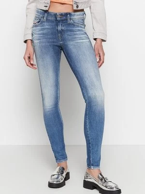Jeansy Skinny Fit Diesel niebieski