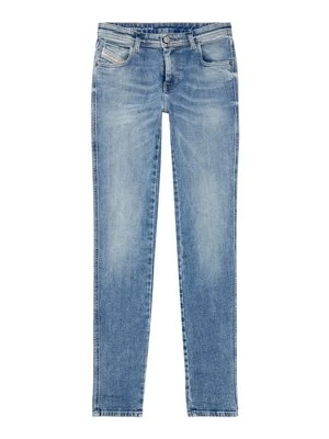 Jeansy Skinny Fit Diesel jasnoniebieski