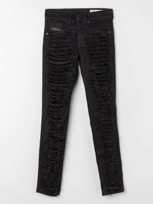 Jeansy Skinny Fit Diesel czarny