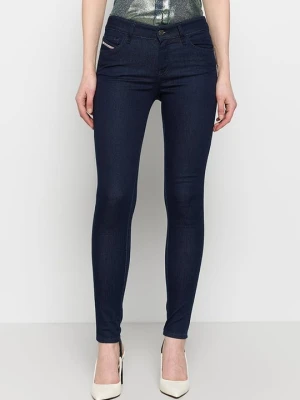 Jeansy Skinny Fit Diesel granatowy