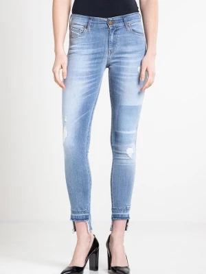 Jeansy Skinny Fit Diesel jasnoniebieski
