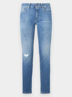 Jeansy Skinny Fit Dondup niebieski denim