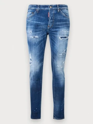 Jeansy Skinny Fit Dsquared2 granatowy