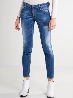 Jeansy Skinny Fit Dsquared2 niebieski
