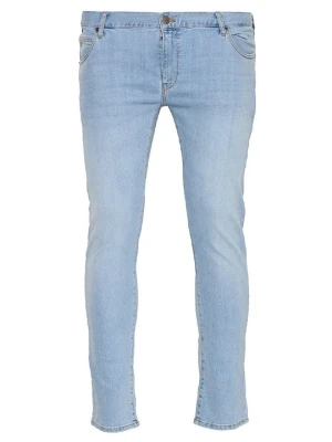 Jeansy Skinny Fit Emporio Armani niebieski denim
