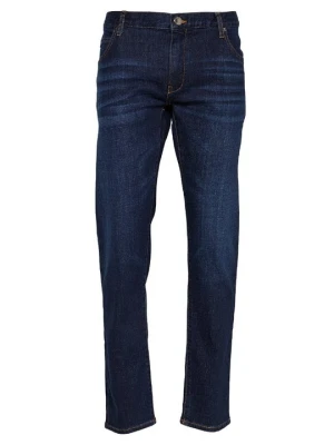 Jeansy Skinny Fit Emporio Armani przecierany denim