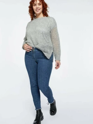 Jeansy Skinny Fit Fiorella Rubino niebieski