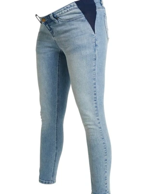 Jeansy Skinny Fit Forever Fit niebieski denim