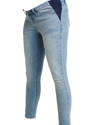 Jeansy Skinny Fit Forever Fit niebieski denim