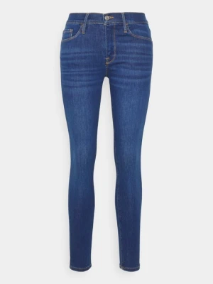Jeansy Skinny Fit Frame granatowy