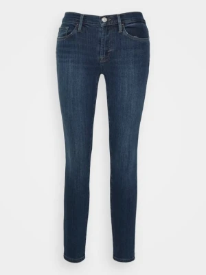 Jeansy Skinny Fit Frame granatowy