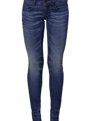 Jeansy Skinny Fit G-Star niebieski denim