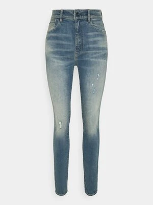 Jeansy Skinny Fit G-Star przecierany denim