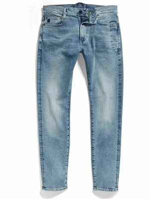 Jeansy Skinny Fit G-Star niebieski