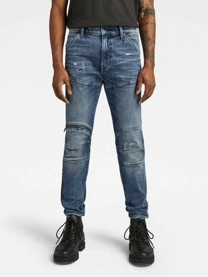 Jeansy Skinny Fit G-Star niebieski