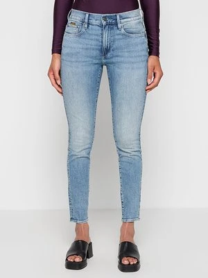 Jeansy Skinny Fit G-Star niebieski