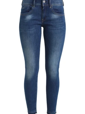 Jeansy Skinny Fit G-Star ciemnoniebieski