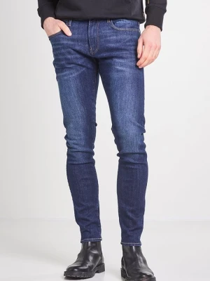 Jeansy Skinny Fit G-Star niebieski