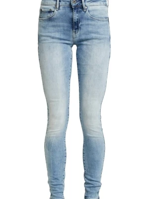 Jeansy Skinny Fit G-Star niebieski denim
