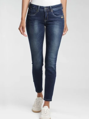 Jeansy Skinny Fit Gang ciemnoniebieski