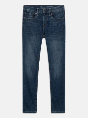 Jeansy Skinny Fit GAP niebieski denim