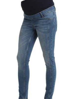 Jeansy Skinny Fit Gebe niebieski