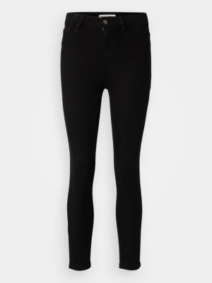 Jeansy Skinny Fit Gina Tricot czarny