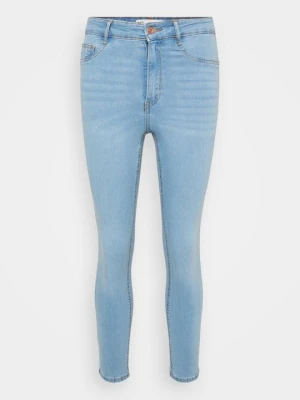 Jeansy Skinny Fit Gina Tricot jasnoniebieski denim