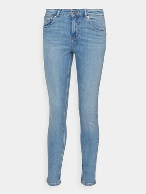 Jeansy Skinny Fit Gina Tricot niebieski