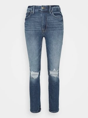 Jeansy Skinny Fit Good American niebieski