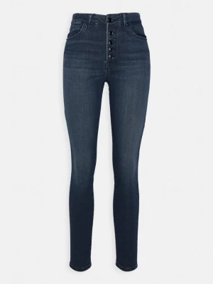 Jeansy Skinny Fit Good American ciemnoniebieski