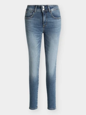 Jeansy Skinny Fit Guess niebieski denim