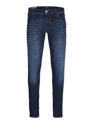Jeansy Skinny Fit Jack&Jones niebieski denim