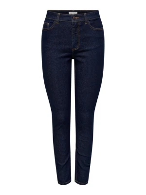 Jeansy Skinny Fit JDY ciemnoniebieski