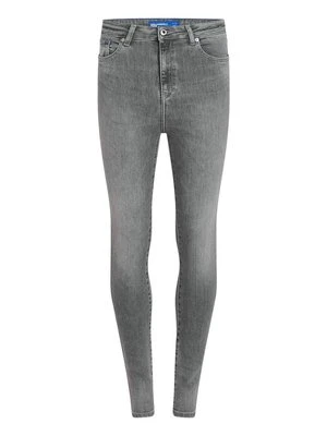 Jeansy Skinny Fit KARL LAGERFELD jasnoszary