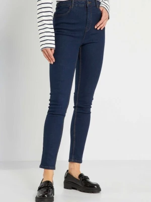 Jeansy Skinny Fit KIABI ciemnoniebieski