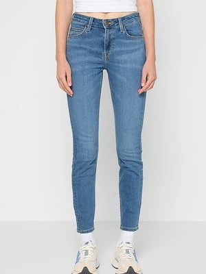 Jeansy Skinny Fit Lee niebieski