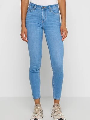 Jeansy Skinny Fit Lee niebieski
