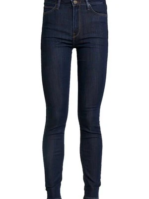 Jeansy Skinny Fit Lee niebieski denim
